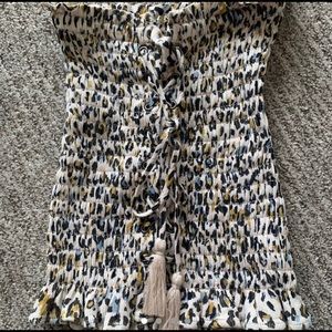 Boutique Cheetah Tube Top